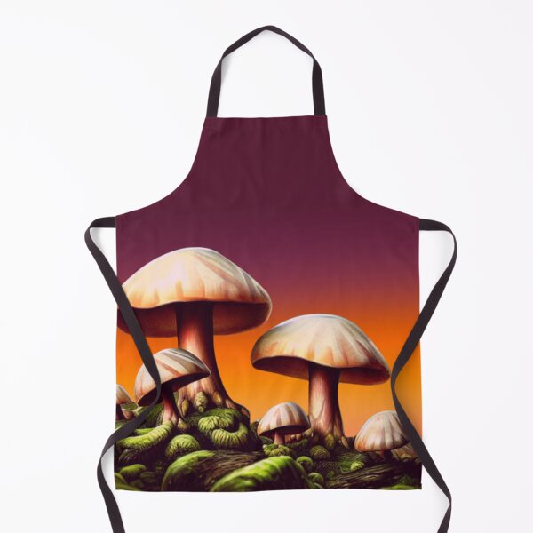 Item preview, Mushrooms in Colorful Sunset Fantasy designed and sold by SiYDesigns.