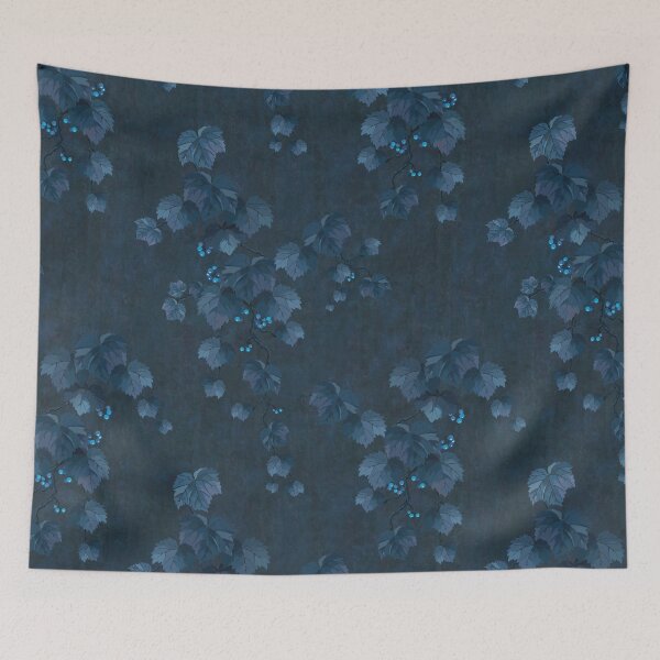 Item preview, Grapevine - Dark Indigo designed and sold by Sarah Thorpe Designs .