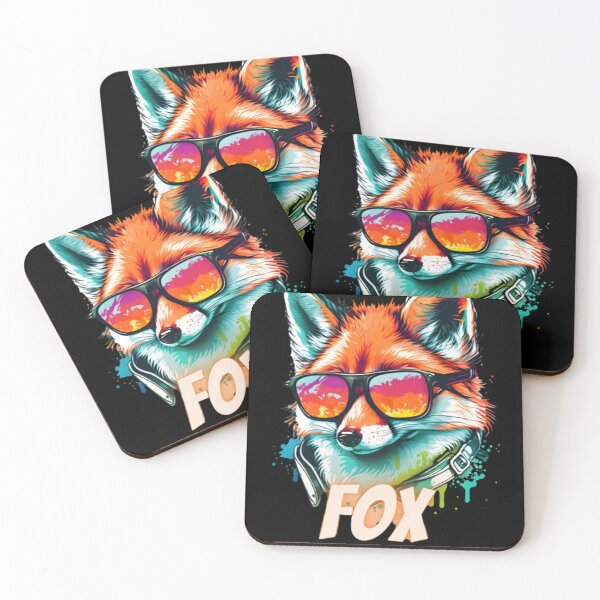 Item preview, Nerdy fox with glasses designed and sold by Fresh Clothes.