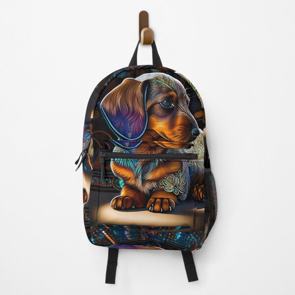 Item preview, Dachshund puppy in stained glass 003 designed and sold by Viinde.