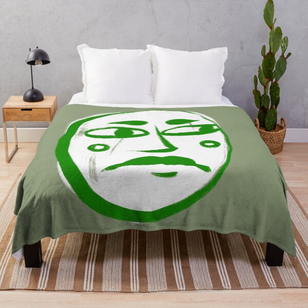 Aperçu de l'œuvre Visage abstrait simple - vert créée et vendue par haldoodles18.
