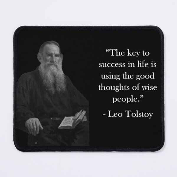 Item preview, Tolstoy Quote - The Key to Success designed and sold by Reed-Inc.