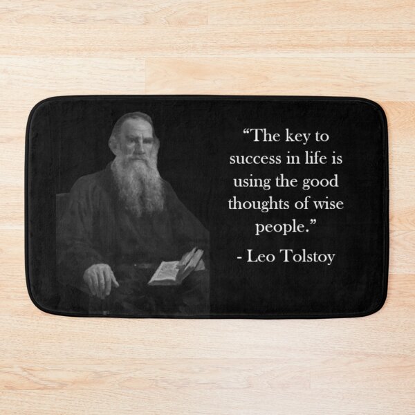 Item preview, Tolstoy Quote - The Key to Success designed and sold by Reed-Inc.