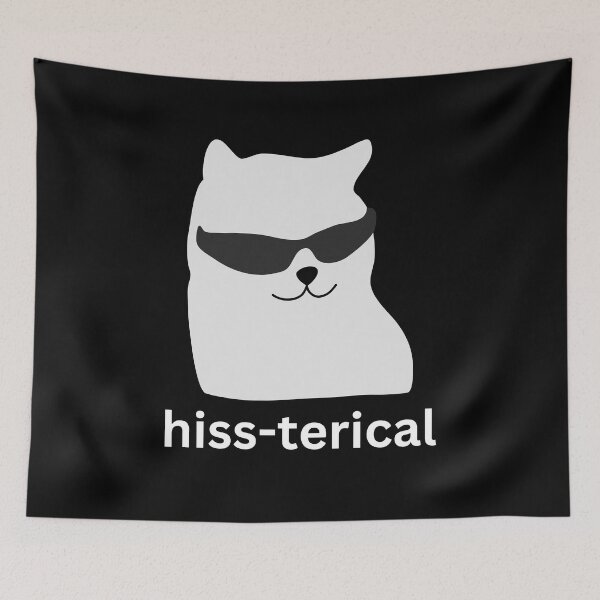 Item preview, hiss-terical Cat Design designed and sold by memetric.