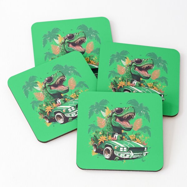 Aperçu de l'œuvre St Patricks day Dinosaur Monster Truck Trex créée et vendue par Cheeeeky.