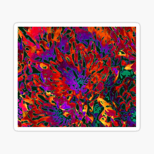 CRAZY COLOURFUL CORAL CARNAGE Sticker