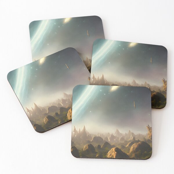 Item preview, Beautiful Alien World Fantasy Landscape Cosmic Sky designed and sold by VersoShopping.