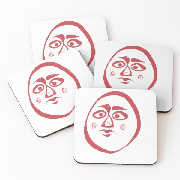 Item preview, Simple Abstract Face - Red designed and sold by haldoodles18.