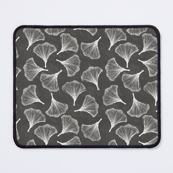 Item preview, Ginkgo Leaf - Dark Charcoal Grey designed and sold by Sarah Thorpe Designs .