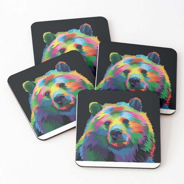 Item preview, Bear Animal Multi Color designed and sold by Print-Online.