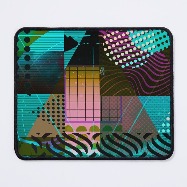 Item preview, Blue Black Green Geometric Pattern designed and sold by AmezMemes.