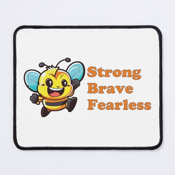 Item preview, Bee Strong Bee Brave Bee Fearless designed and sold by BuxomBabe21.