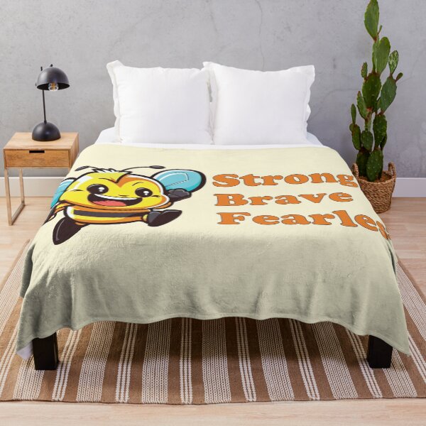 Item preview, Bee Strong Bee Brave Bee Fearless designed and sold by BuxomBabe21.