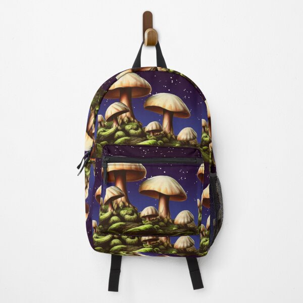 Item preview, Mushrooms in a starry night Fantasy designed and sold by SiYDesigns.