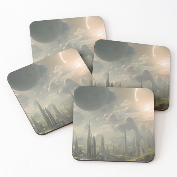Item preview, Beautiful Alien World Fantasy Landscape Floating Islands designed and sold by VersoShopping.