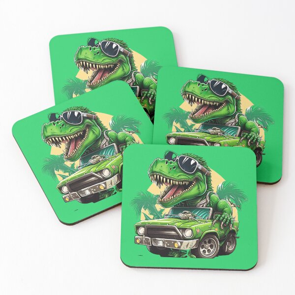 Aperçu de l'œuvre St Patricks Day Dinosaur Monster Truck Trex créée et vendue par Cheeeeky.