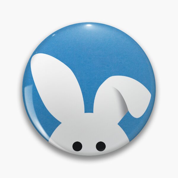 Item preview, Curious Rabbit - Easter Bunny - Blue designed and sold by WonderWhat.