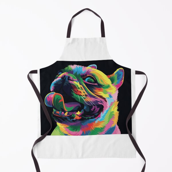 Aperçu de l'œuvre Chien Animal Multicolore créée et vendue par Print-Online.