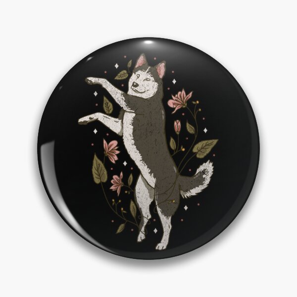 Item preview, Cottagecore Huskey Dog designed and sold by WhistlingSnail.