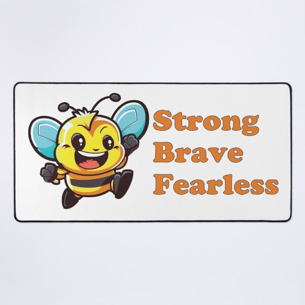 Item preview, Bee Strong Bee Brave Bee Fearless designed and sold by BuxomBabe21.