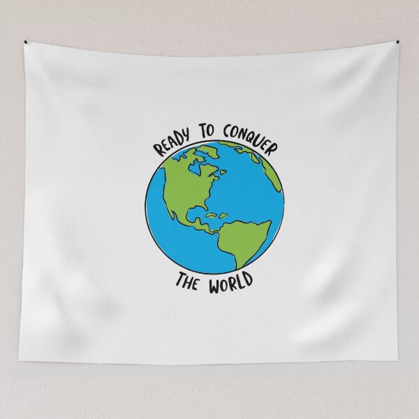 Item preview, Graduation Ready to Conquer the World designed and sold by whyitsme.