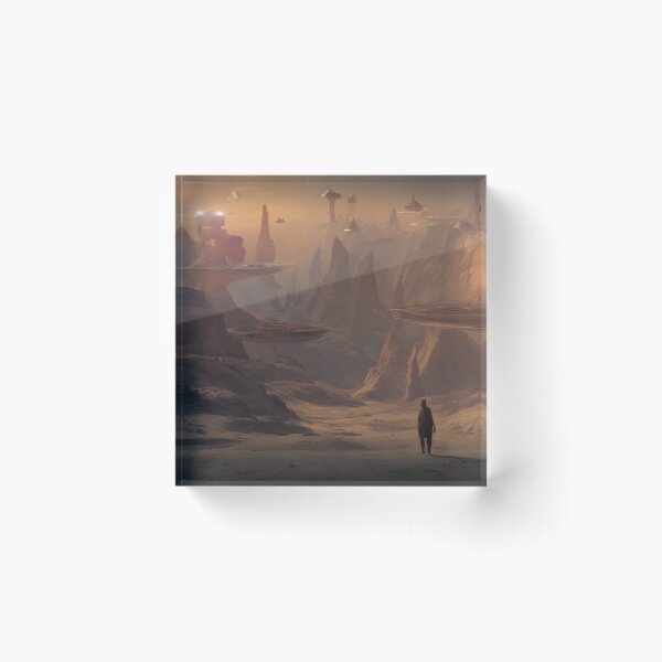 Item preview, Beautiful Alien World Fantasy Desert Landscape Cosmic Sky designed and sold by VersoShopping.