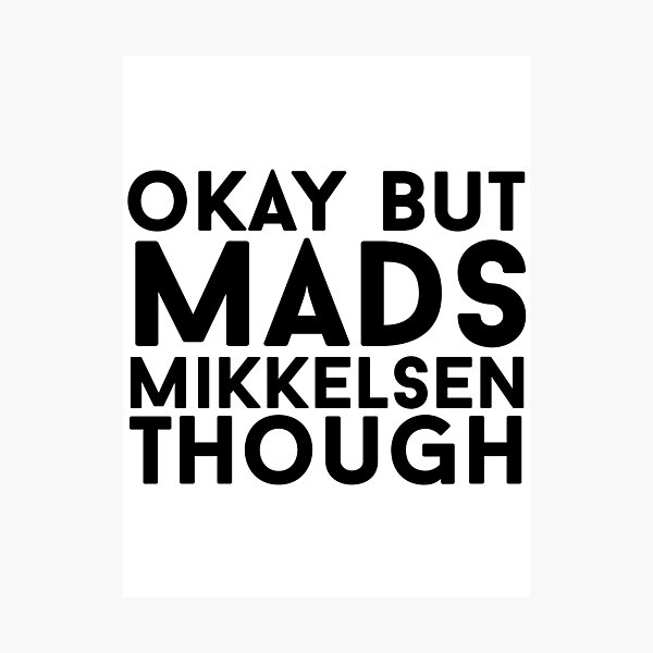 Mads Mikkelsen Photographic Print