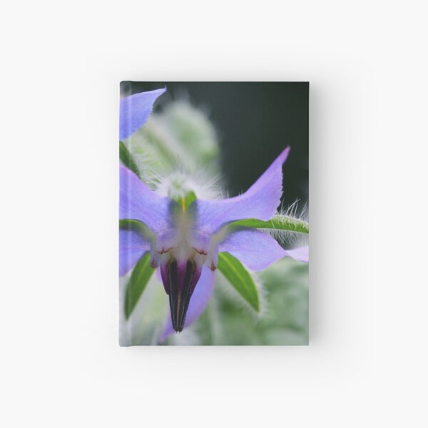 Borage Flowers Hardcover Journal