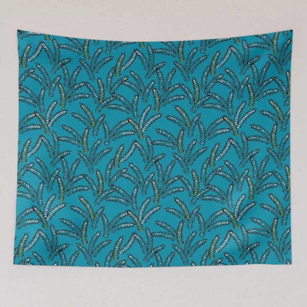 Item preview, Hoja de Abeto - Azul Vibrante designed and sold by Sarah Thorpe Designs .