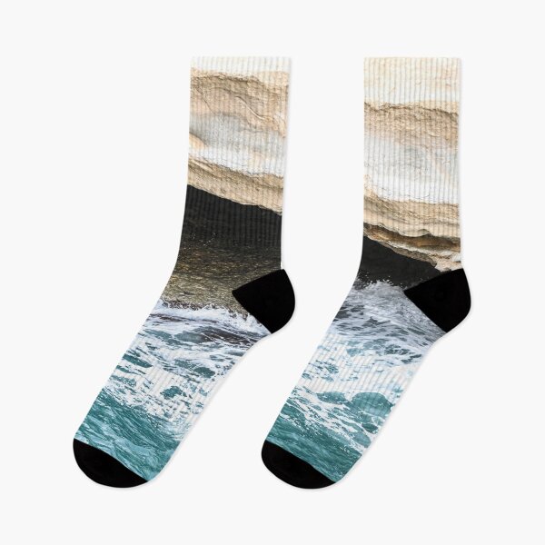 Item preview, Ocean Waves Crashing on Rocks designed and sold by Kate-P-.