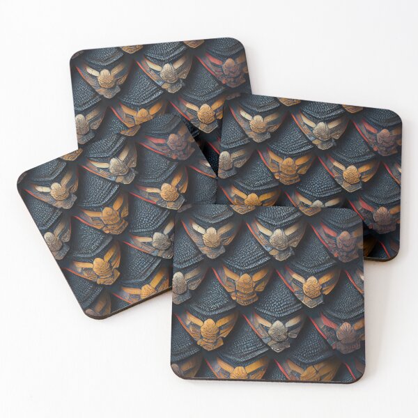 Item preview, Samurai Armor Scale Pattern designed and sold by Alex Seiti Hamada.