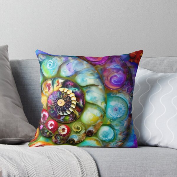 Item preview, Nautilus Art colorido abstracto pictórico designed and sold by Glimmersmith.
