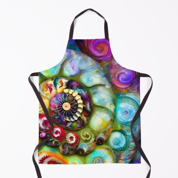 Item preview, Nautilus Art colorful painterly abstract designed and sold by Glimmersmith.