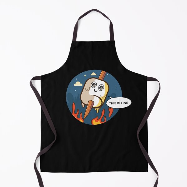 Item preview, This is fine marshmallow designed and sold by messy-nessie.
