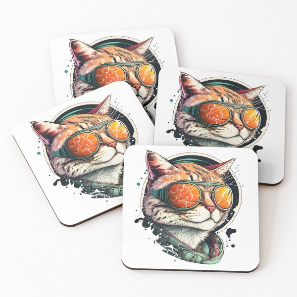 Item preview, Cat Daddy Black Cat Vintage Eighties Style Cat Retro designed and sold by BobilandStore.