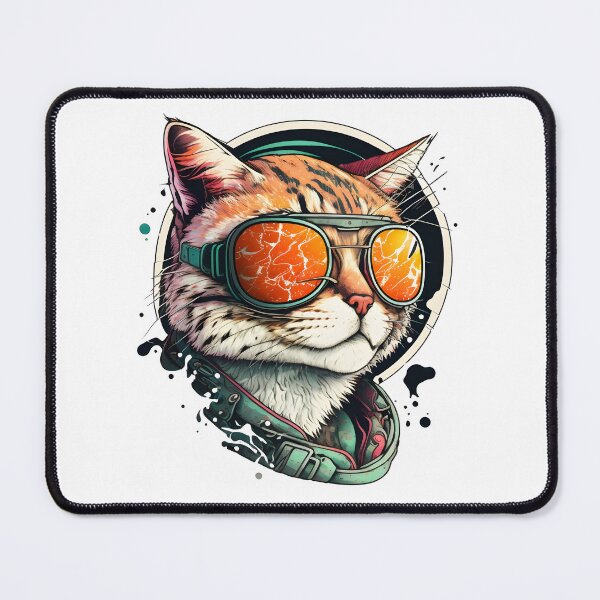 Item preview, Cat Daddy Black Cat Vintage Eighties Style Cat Retro designed and sold by BobilandStore.