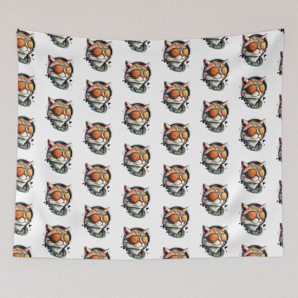 Item preview, Cat Daddy Black Cat Vintage Eighties Style Cat Retro designed and sold by BobilandStore.