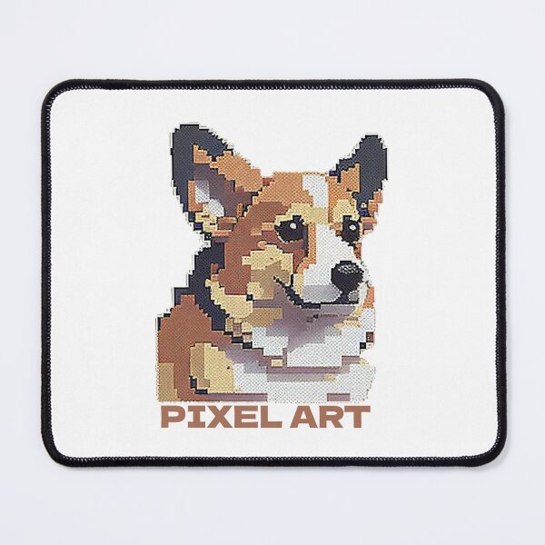 Item preview, Pixel Art Dog with funny cute decorative dog for dog lovers designed and sold by RSDESIGNSteam.