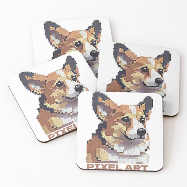 Item preview, Pixel Art Dog  with funny cute decorative dog for dog lovers designed and sold by RSDESIGNSteam.
