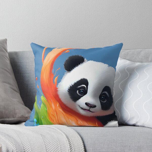 Item preview, cute and adorable panda cub Colorful playful designed and sold by muhamuha.