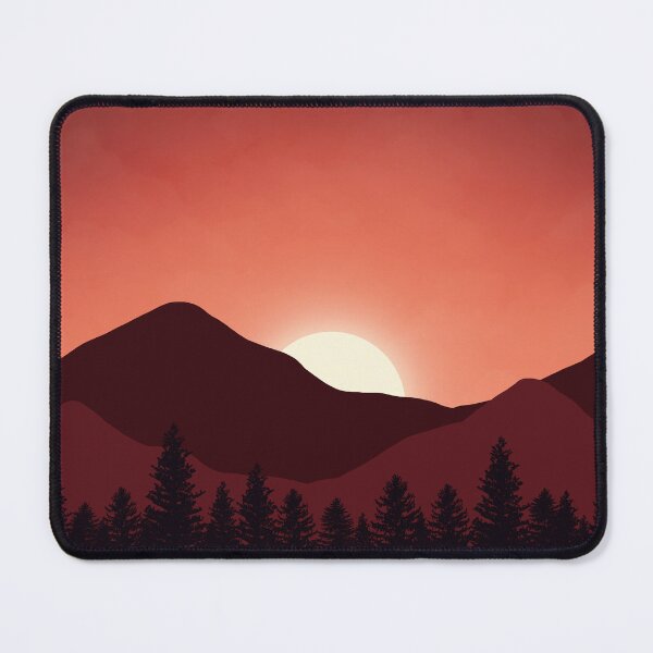 Item preview, Mountainside sunset designed and sold by mia-alice85.