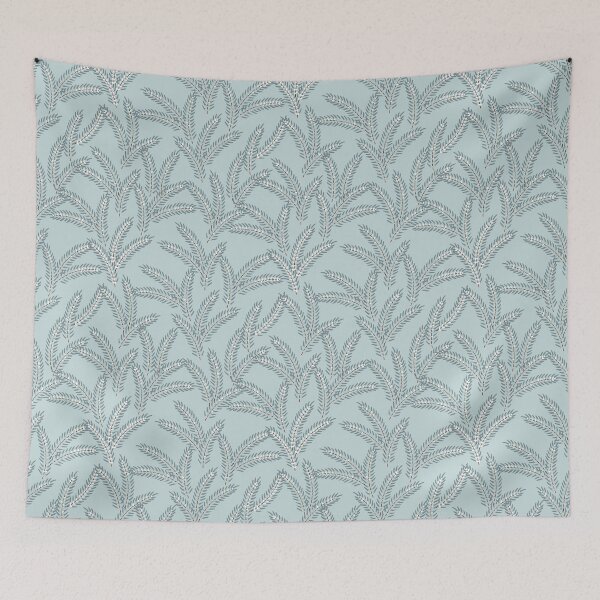 Item preview, Fir Leaf - Light blue/grey designed and sold by Sarah Thorpe Designs .