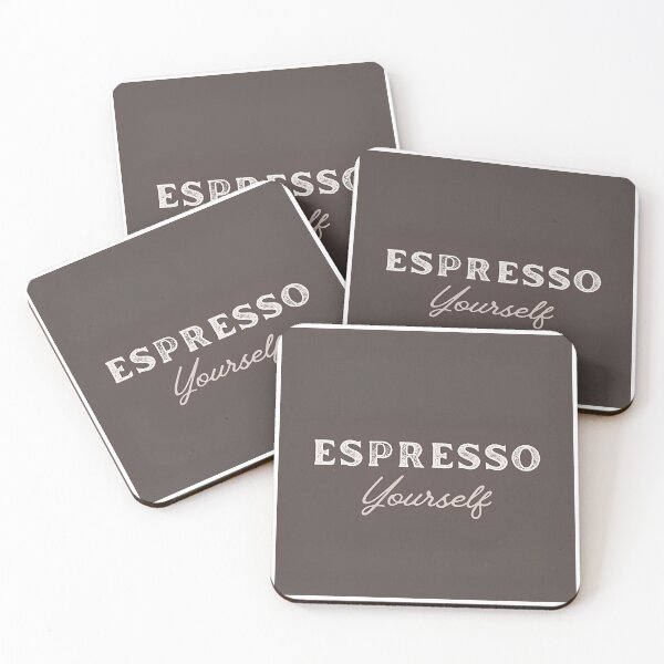 Item preview, Espresso Yourself Vintage Brown Coffee Design designed and sold by EnzoZs.