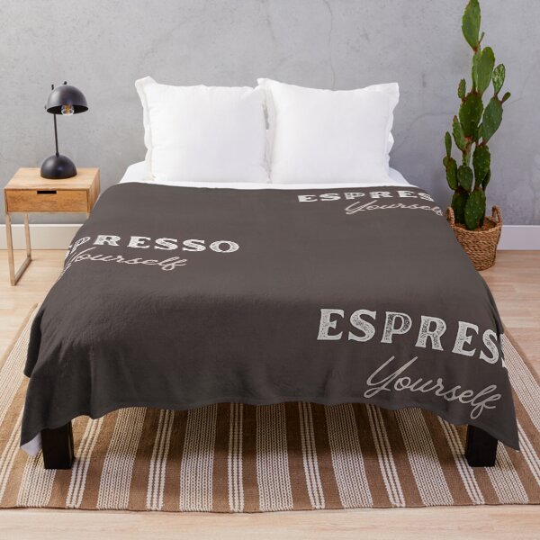 Item preview, Espresso Yourself Vintage Brown Coffee Design designed and sold by EnzoZs.