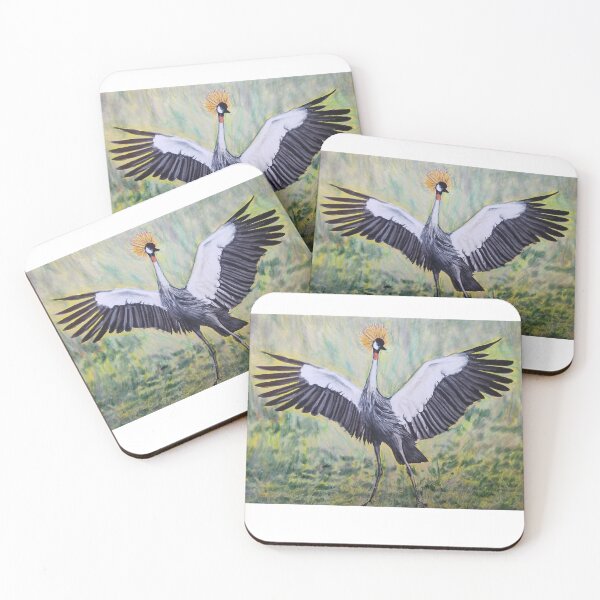 Item preview, African Crowned Crane designed and sold by Hi-5-Art.