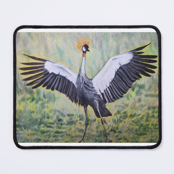 Item preview, African Crowned Crane designed and sold by Hi-5-Art.