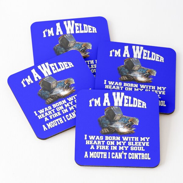 Item preview, Occupation Welder I’m A Welder I was Born With My Heart On My Sleeve designed and sold by fantasticdesign.