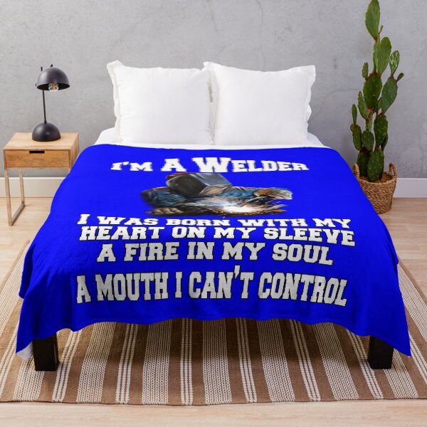 Item preview, Occupation Welder I’m A Welder I was Born With My Heart On My Sleeve designed and sold by fantasticdesign.