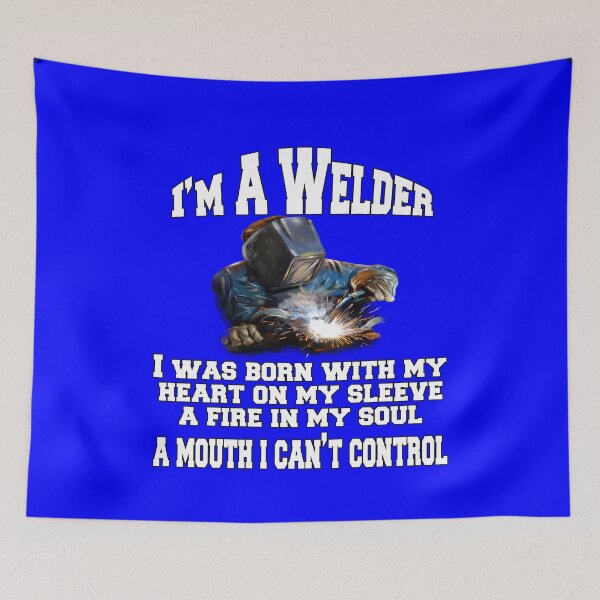Item preview, Occupation Welder I’m A Welder I was Born With My Heart On My Sleeve designed and sold by fantasticdesign.