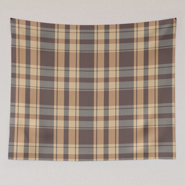 Item preview, Chocolate and Toffee Plaid Print designed and sold by aprilsims.